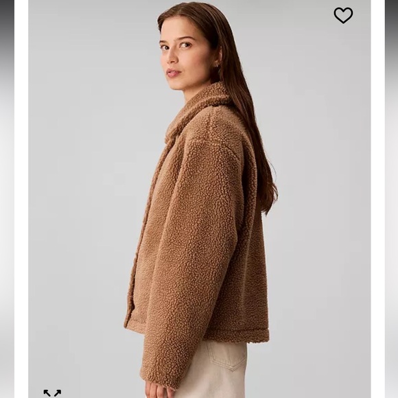 Calvin Klein Warm Brown Teddy Jacket - Picture 4 of 9